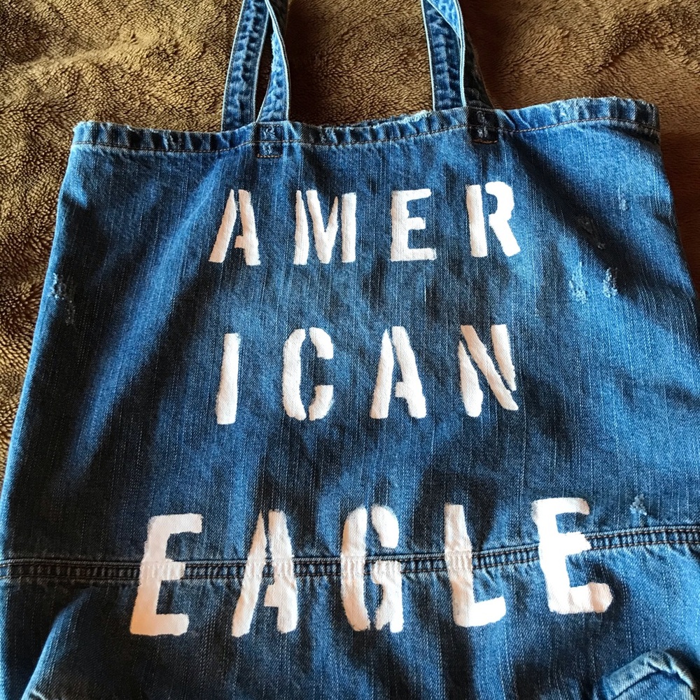 American Eagle Blue Jean Shoulder Bag